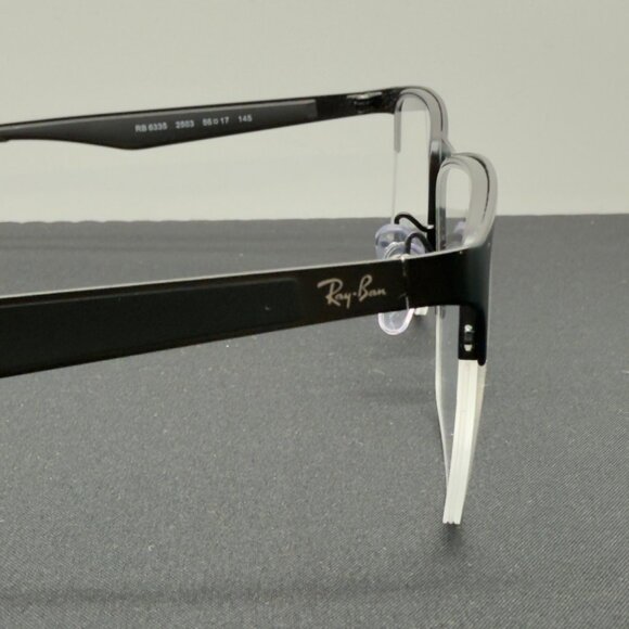 Ray Ban RB6335 2503 Black Authentic Eyeglasses Frames 56--17-145 - Picture 10 of 13